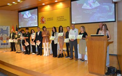 La Ministra de Ciencia e Innovación, Diana Morant, preside la entrega de los VII Premios Nacionales de Iniciación a la Investigación Tecnológica 2022 de UAITIE