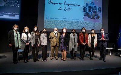“Visibilidad, referentes femeninos y educación”, tres conceptos claves del acto inaugural de la exposición “Mujeres ingenieras de éxito” celebrado en la Universidad Politécnica de Valencia, el pasado lunes, 7 de marzo de 2022.