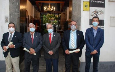 Nuestra Asociación profesional de Las Palmas rinde homenaje a Francisco Betancor, Pablo Ignacio González, y Juan Antonio Jiménez, distinguidos con la concesión de Socio de Mérito de la UAITIE