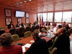 La sede corporativa de la UAITIE acogió a los representantes de todas las profesiones que integra el INGITE, entre ellos, contó con la presencia del Presidente institucional, Juan Ignacio Larraz