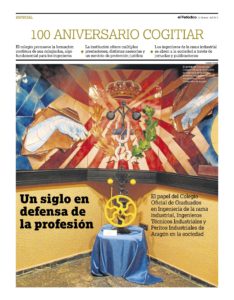 EI Periódico de Aragón publica un suplemento especial con motivo del Cien Aniversario de COGITIAR: «Un siglo en defensa de la profesión»