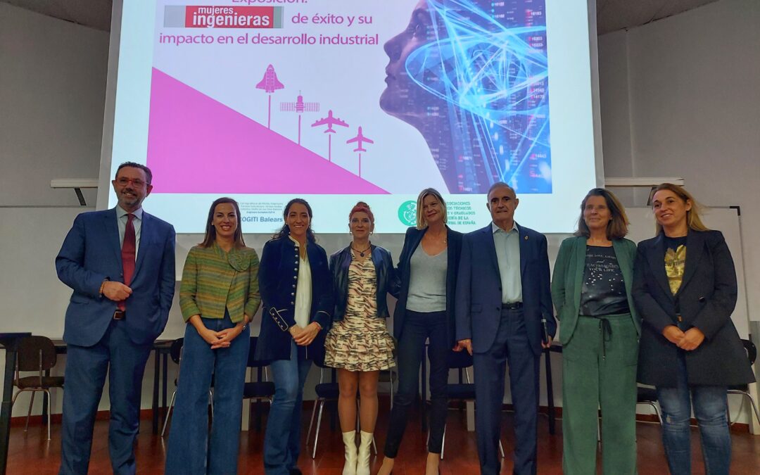 Nueva entrega de la Exposición itinerante “Mujeres Ingenieras de Éxito” en su recorrido por Palma de Mallorca, en esta ocasión pudo visitarse en la Universidad de las Islas Baleares