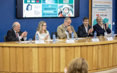 Más de cuatro mil alumnos de 3º y 4º cursos de ESO y Bachillerato visitaron la Exposición “Mujeres ingenieras de éxito”, durante su recorrido por dieciocho Institutos de Enseñanza Secundaria en Albacete y provincia