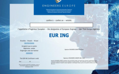 Certificado EUR. ING. de ENGINEERS EUROPE