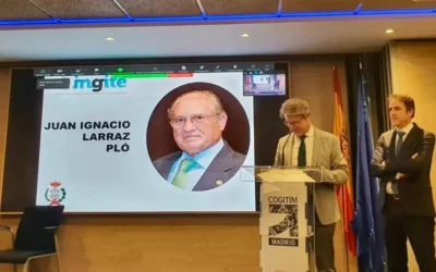 Juan Ignacio Larraz Plo, recibe la Insignia de Oro del Instituto de Graduados en Ingeniería e Ingenieros Técnicos de España