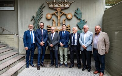 La Asociación Provincial de Enxeñeiros Técnicos Industriais de A Coruña rinde homenaje a los Socios de Méritos de UAITIE, José Luis Ayestarán y José Luis Vázquez